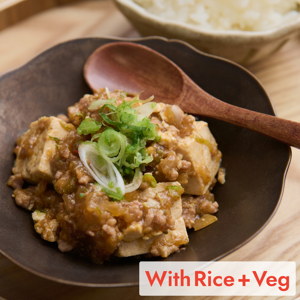 まろやか味の麻婆豆腐（ご飯・野菜・漬物付）