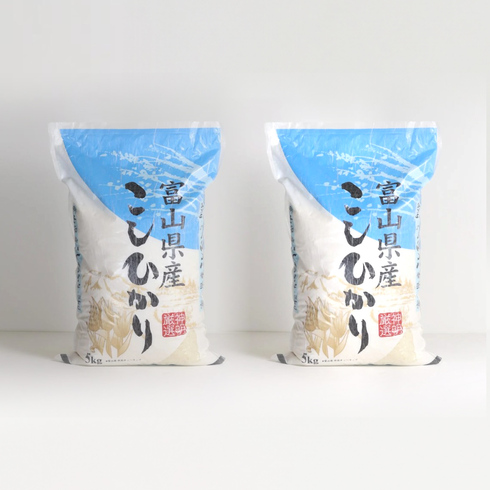 Toyama Koshihikari Japanese Rice 10kg (5kg x 2) 