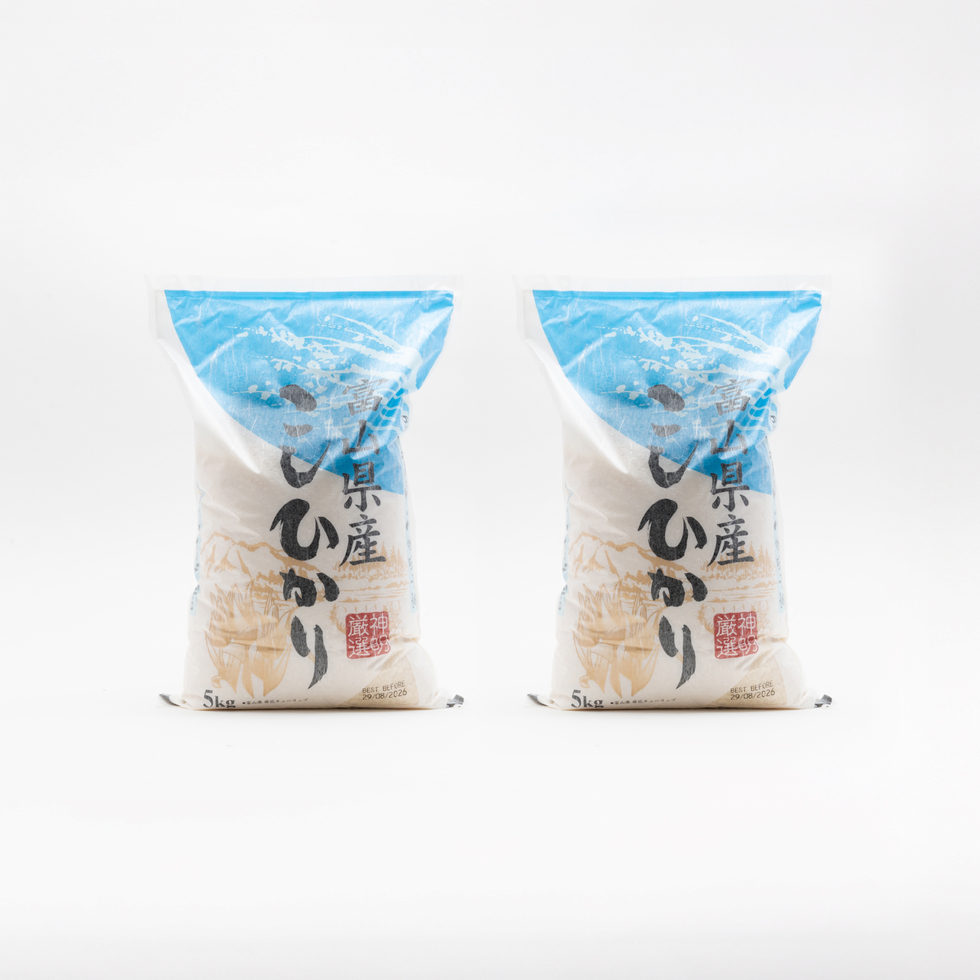 富山県産コシヒカリ 10kg (5kg x 2)