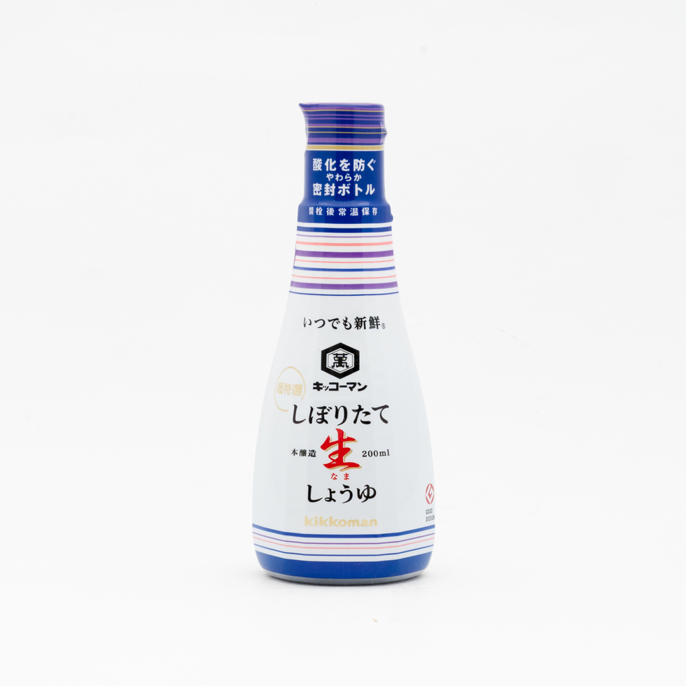 Kikkoman Anytime Fresh Pressed Fresh Soy Sauce 200ml