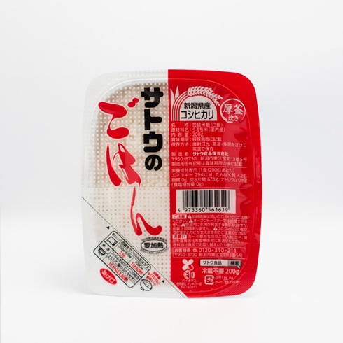 佐藤食品 越光米 200克