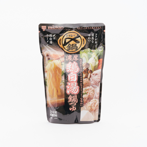 〆まで美味しい 濃厚鶏白湯鍋つゆ ストレート 750g