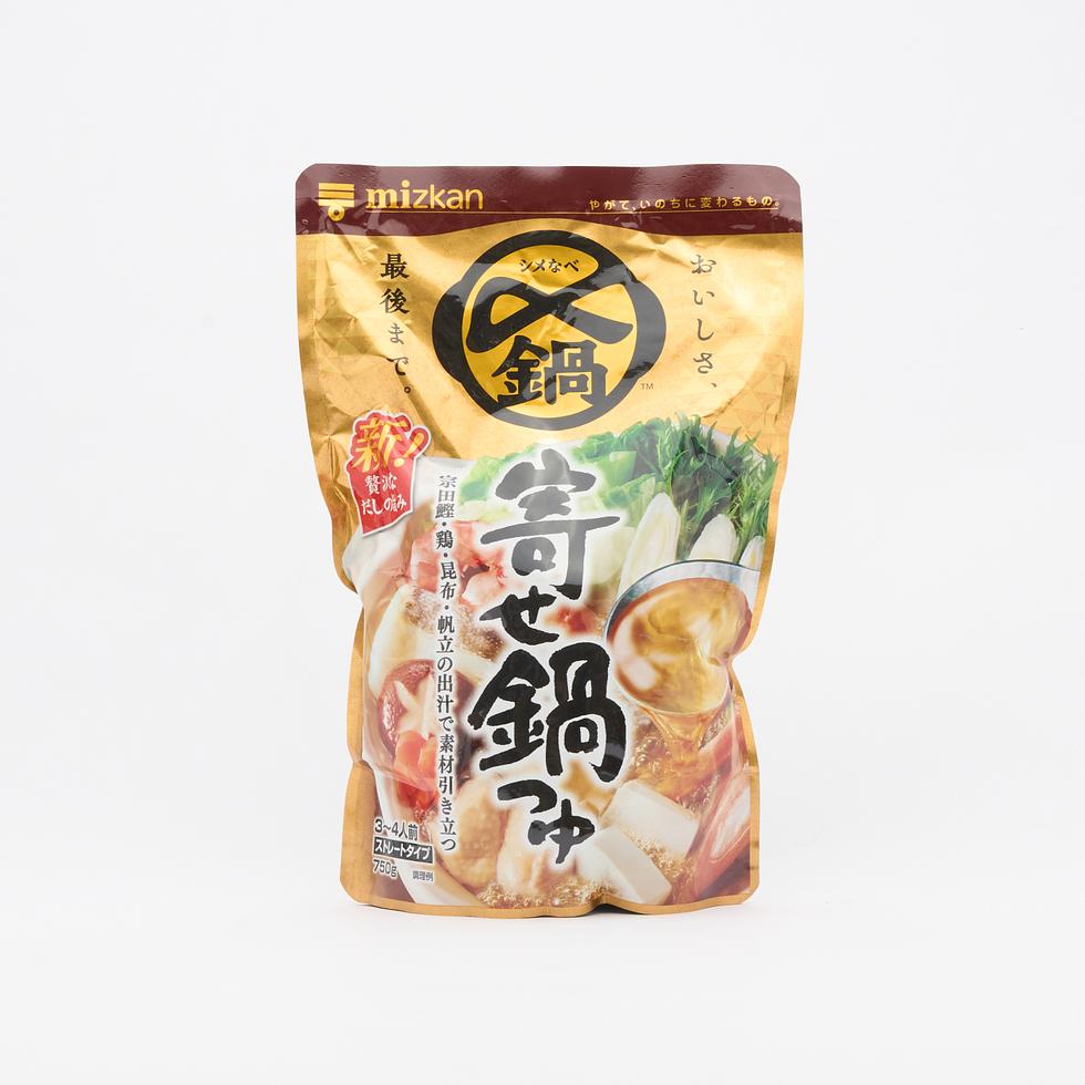 〆まで美味しい 寄せ鍋つゆ ストレート 750g