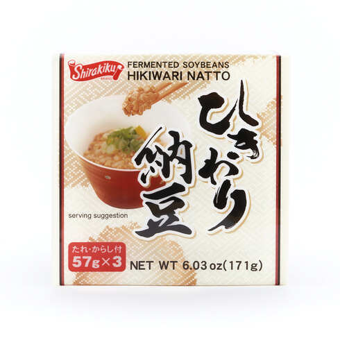 Shirakiku Hikiwari Natto 3pcs