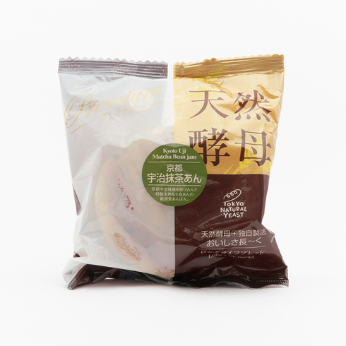  東京天然酵母 京都宇治抹茶紅豆麵包 95克