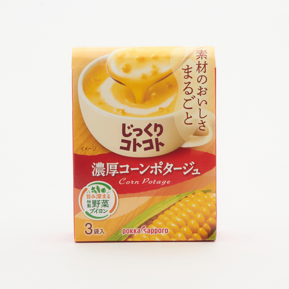 Pokka Sapporo Slowly Simmered Rich Corn Potage Soup 3 Packs
