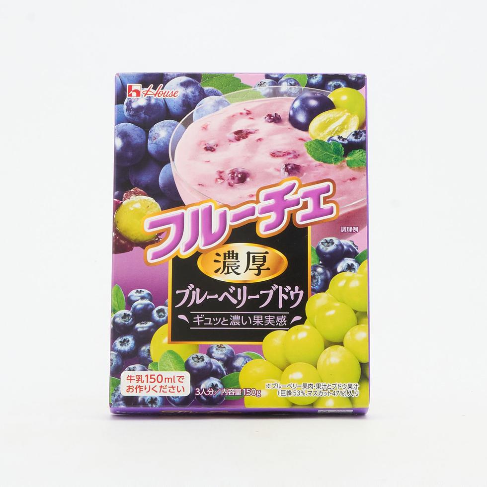 ハウス リッチフルーチェ 濃厚ブルーベリーブドウ 150g