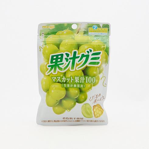 Meiji 100% Fruit Gummy Muscat 51g
