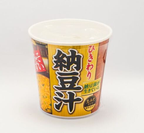 Asahimatsu Cup Misozui Minced Natto Soup 1 Cup 
