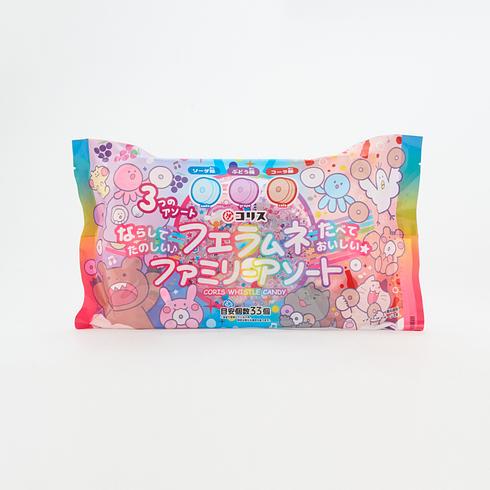 コリス 笛ラムネ ファミリーアソート 90g