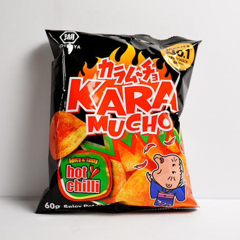Koikeya Karamucho Hot Chilli Pepper Flavoured Crisps 60g