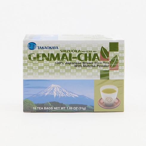 Takaokaya Shizuoka Genmai Tea (with Matcha) 31g 16 Teabags