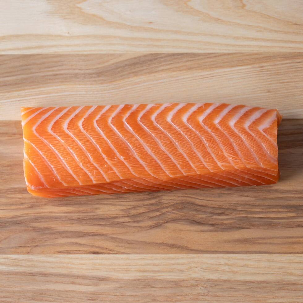 Salmon Sashimi Block 300g by Nobu Sakaguchi (15 years at a Michelin starred)