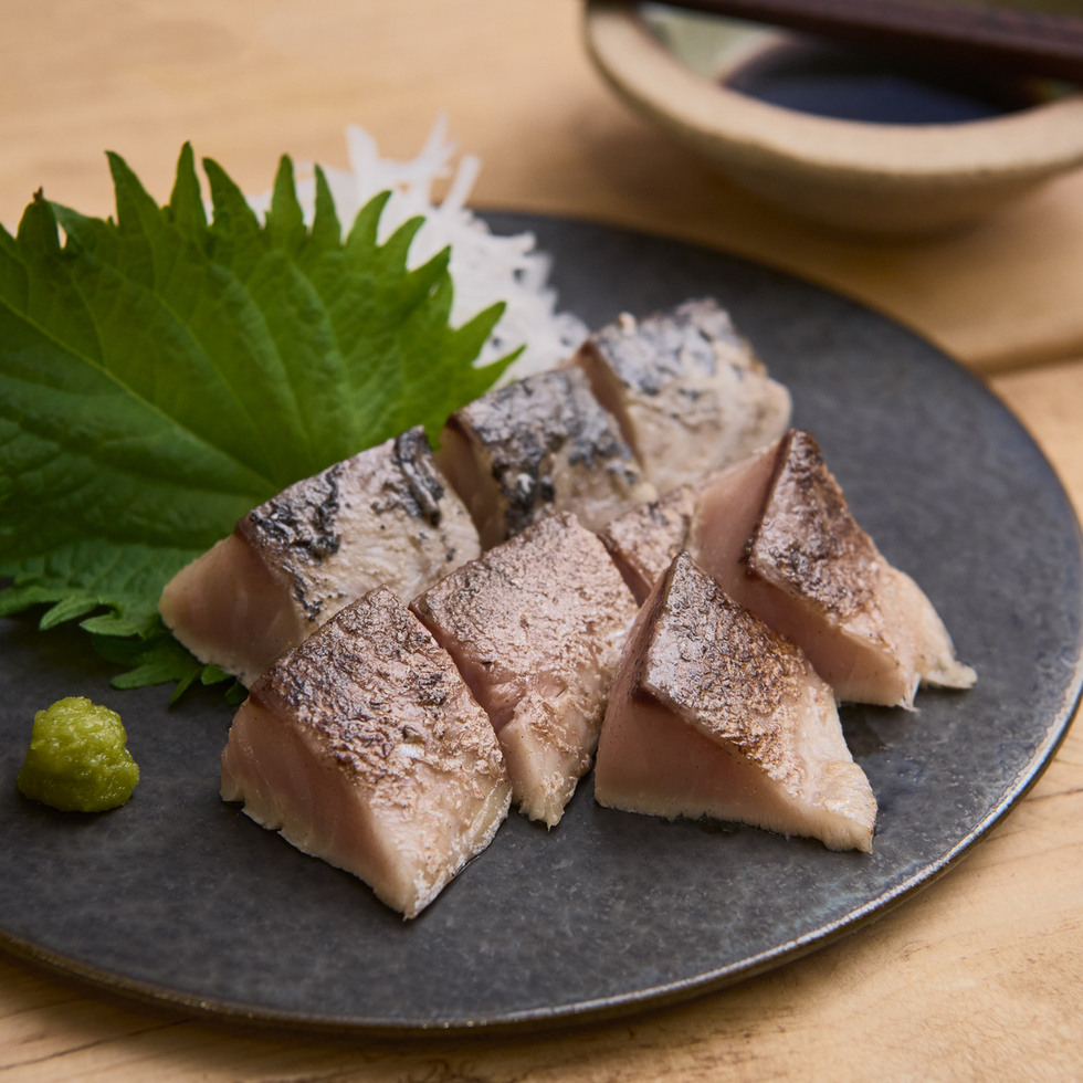Seared Marinated Mackerel 8-9pcs by Nobu Sakaguchi (15 years at a Michelin star)