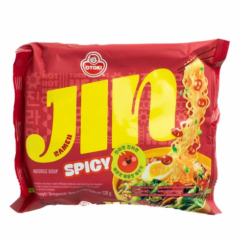 OTTOGI Jin Ramen Single pack (Spicy) 120g