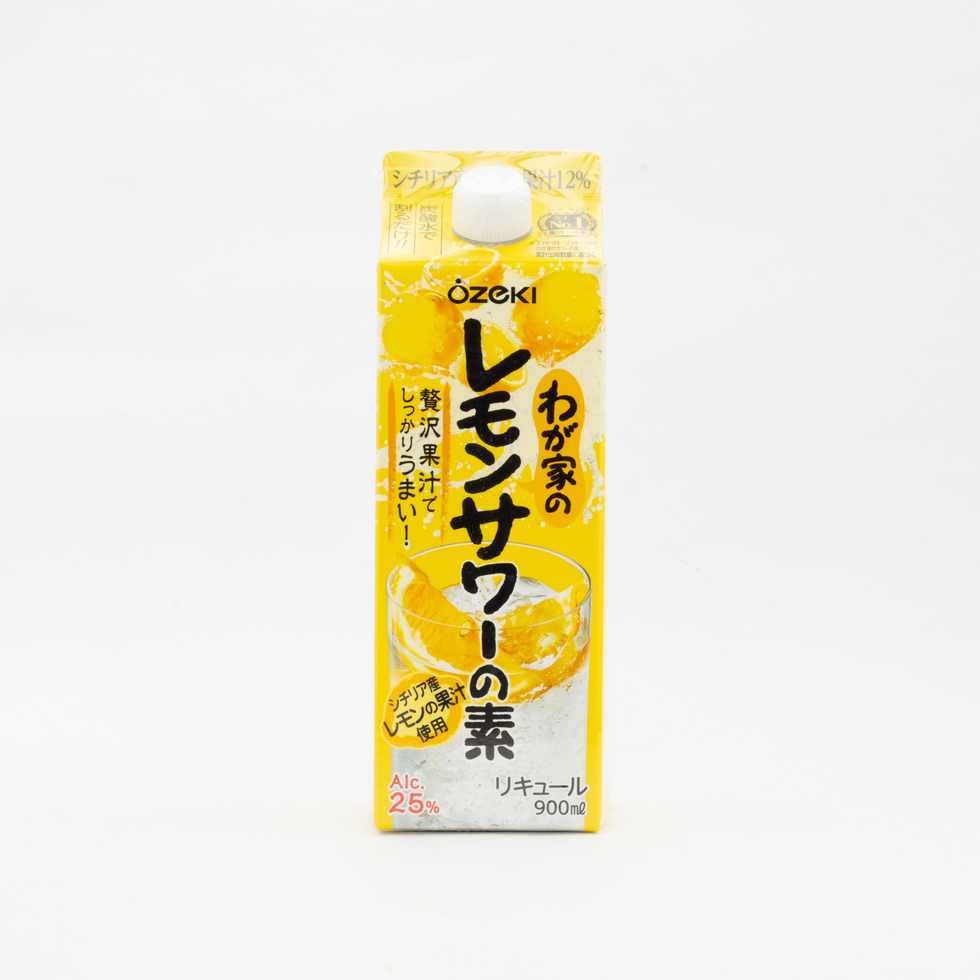 Ozeki Our Home Lemon Sour Base Izakaya no Aji 900ml