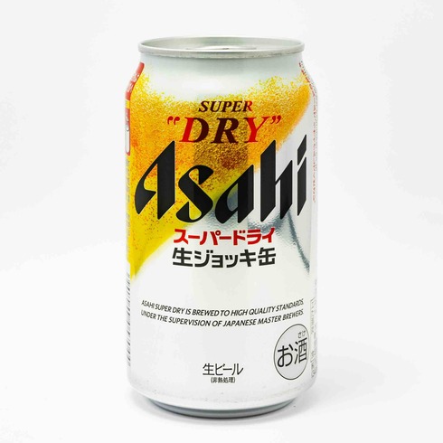 Asahi Super Dry Nama (Draught) Can Alcohol 5.0% 350ml