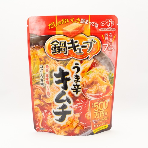 Ajinomoto Nabe Cube Spicy Kimchi 7 pieces