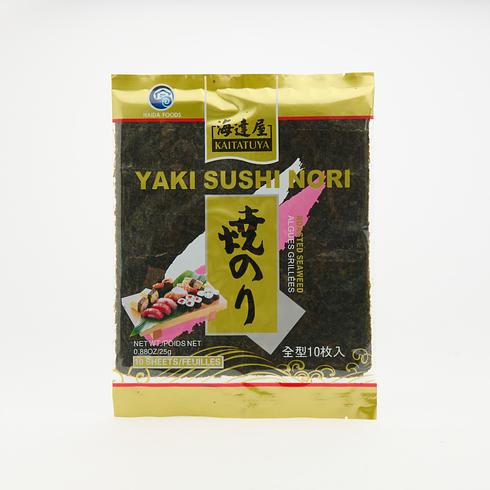 Kaitatsuya Roasted Sushi Nori Seaweed (10 sheets)