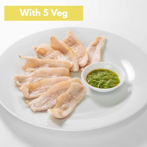 Pork Jowl with Lemon Salt Sauce (+5 veg)