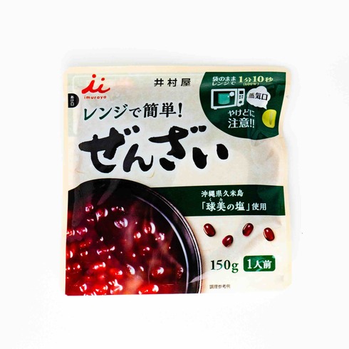 Imuraya Microwave Easy Zenzai (Sweet Red Bean Soup), 150g