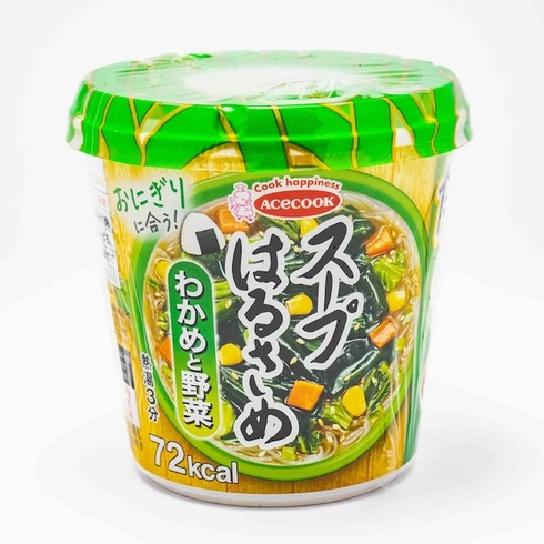 Ace Soup Harusame Seaweed and Vegetables 21g