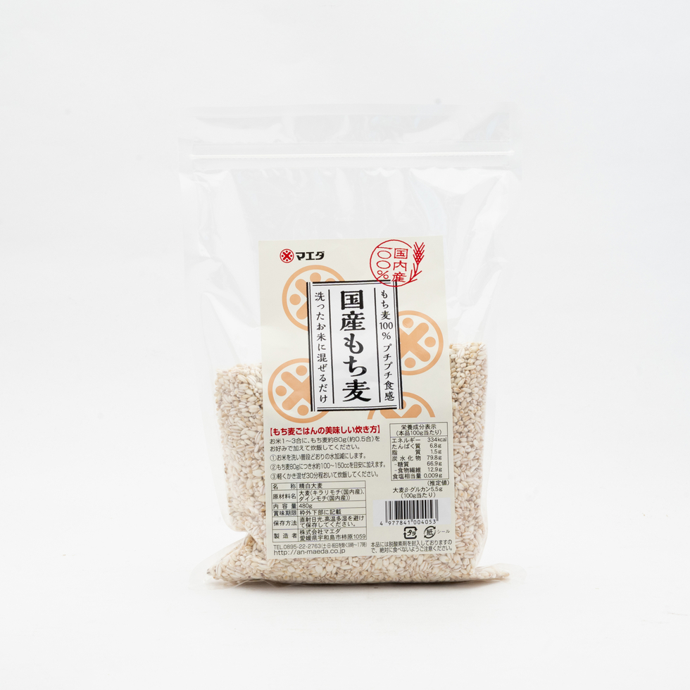 マエダ 国産もち麦 480g	
