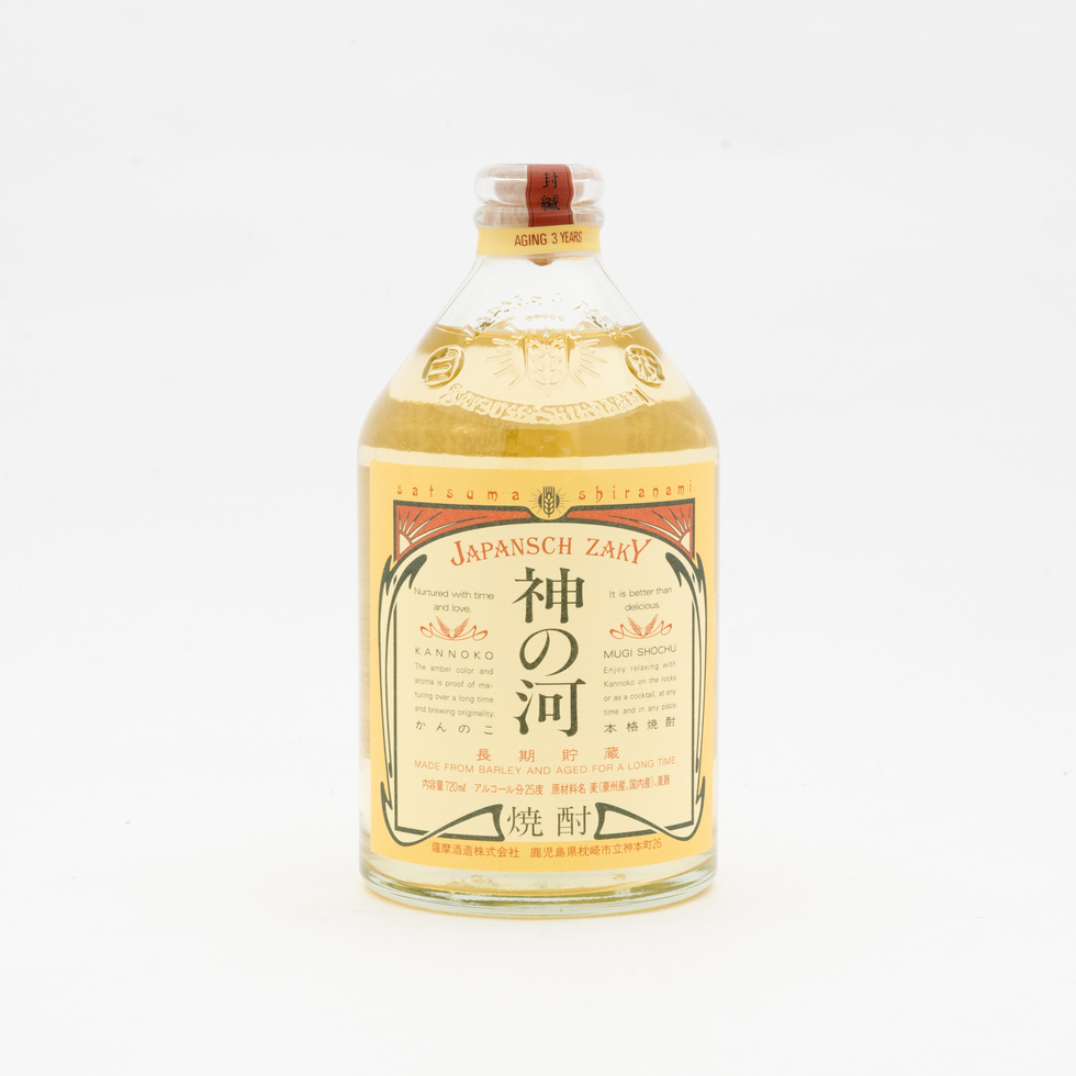 薩摩白波（麥燒酎）神之河 720毫升