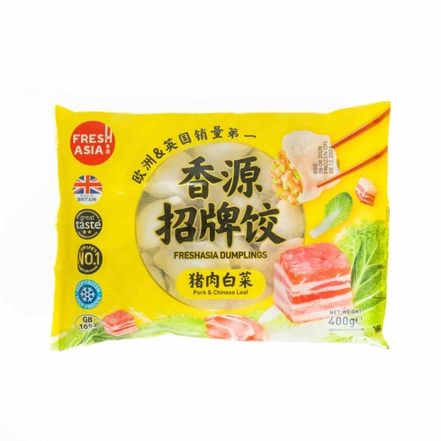 FRESHASIA Pork & Chinese Leaf Dumplings 400g
