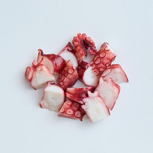 Chopped Octopus Sashimi (Sashimi or Takoyaki) 80g by Nobu Sakaguchi (15 years at a Michelin star)