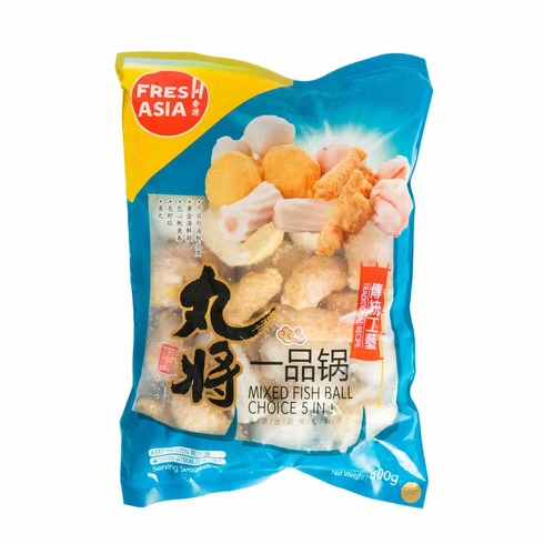 WJ Mixed Fish Ball Choice 5 in 1 (500g)