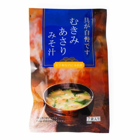 Tohno Peeled Clam Miso Soup 7P