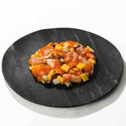 Mixed Seafoods for Bara Chirashi 90-100g by Nobu Sakaguchi (15 years at a Michelin starred)