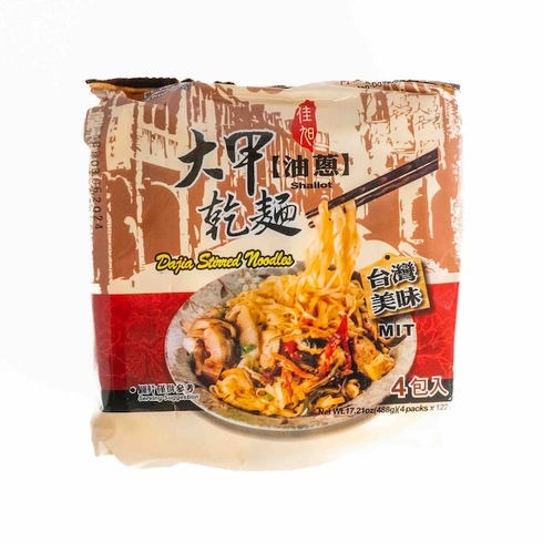 Dajia Stirred Noodles (Fried Shallot Sauce) 122g x 4