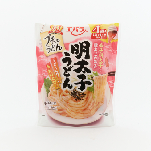 Ebara Mentaiko (Pollock Roe) Udon Stock 4 pieces