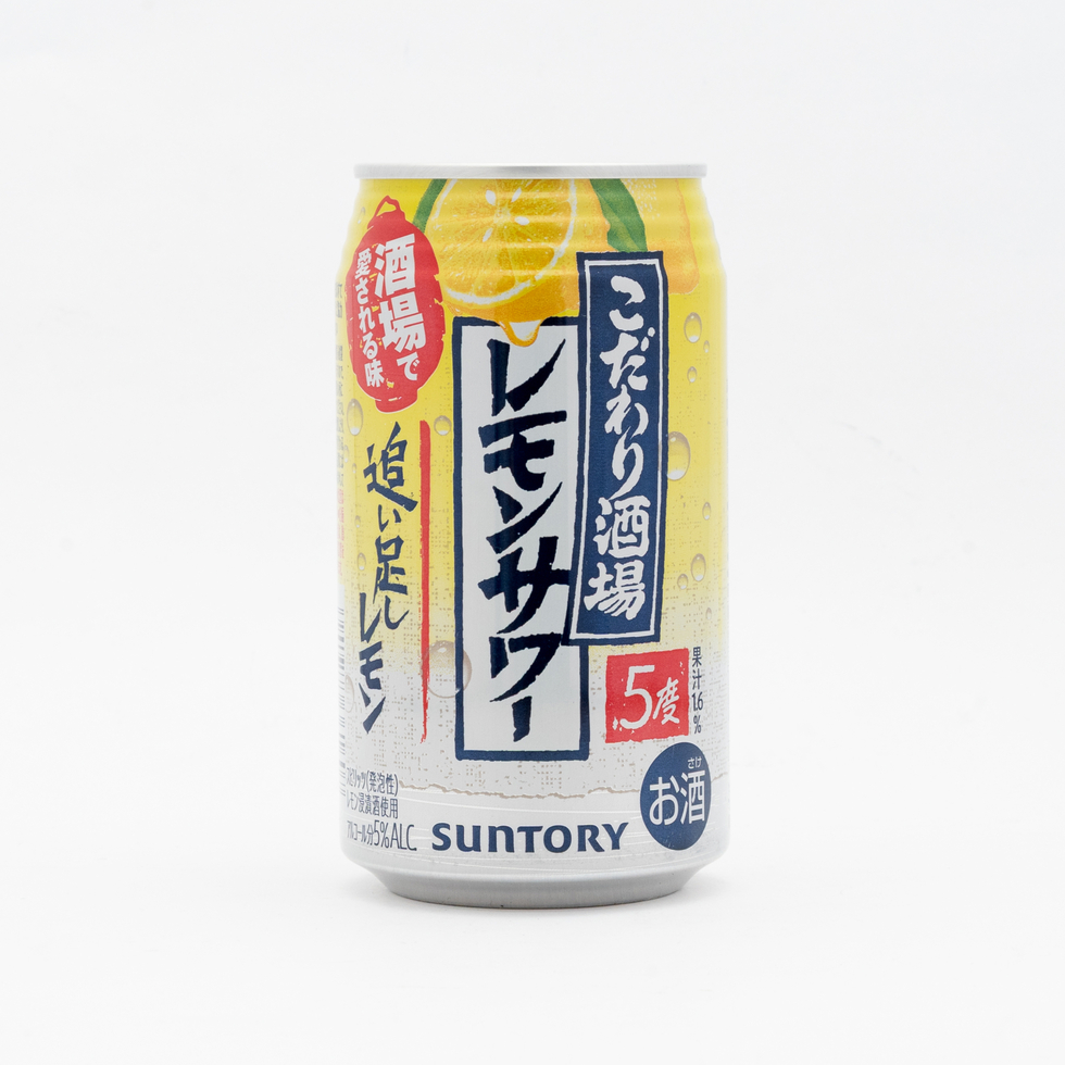 Suntory Kodawari Sakaba no Lemon Sour with extra lemon 350ml Alcohol 5%