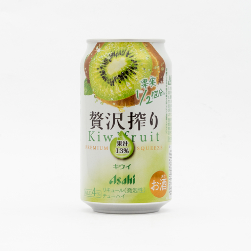 Asahi Luxury Shibori Kiwi 350ml Alcohol 4%
