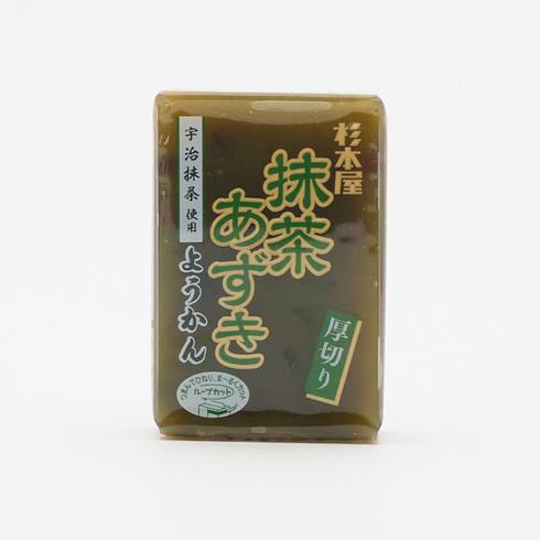 Sugimotoya Thick-Cut Yokan Matcha Azuki 150g