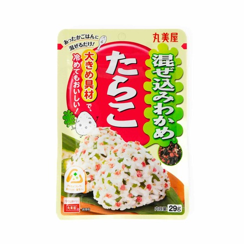 Marumiya Mazekomi Wakame with Tarako (Cod Roe) 29g