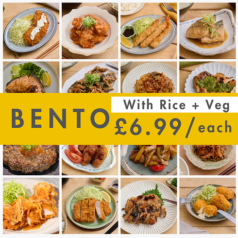 Weekly Changing Collection of 6 Bento (+Rice & Veg) ※Click for details (No guarantee to accept requests)