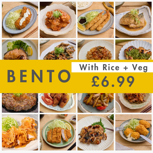 Weekly Changing Collection of 6 Bento (+Rice & Veg) ※Click for details (No guarantee to accept requests)