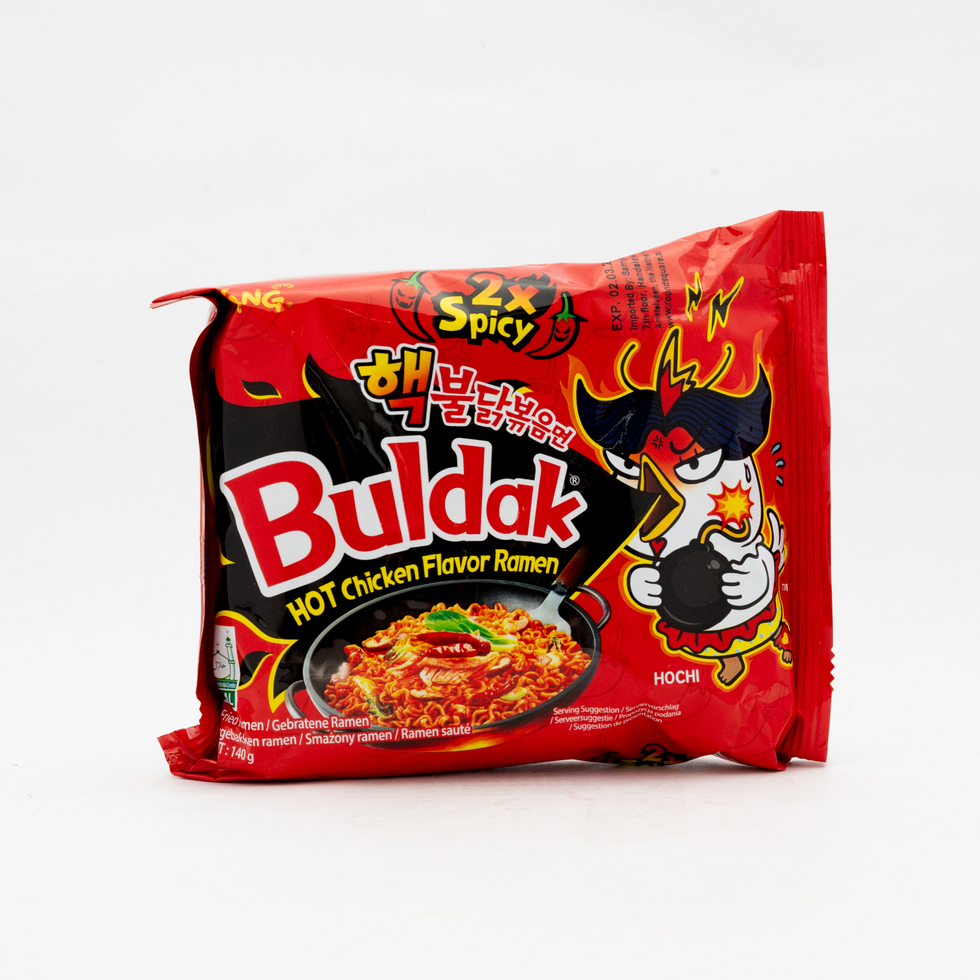 【Best Before:02/03/2026】Samyang Buldak Hot Chicken Ramen Double Spicy Single pack 140g