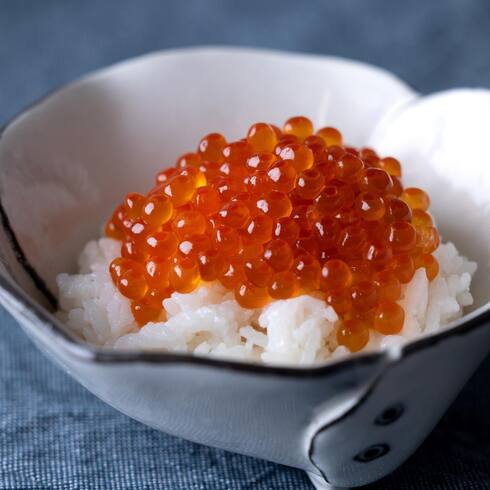 Ikura Salmon Roe 50g by Nobu Sakaguchi (15 years at a Michelin star)