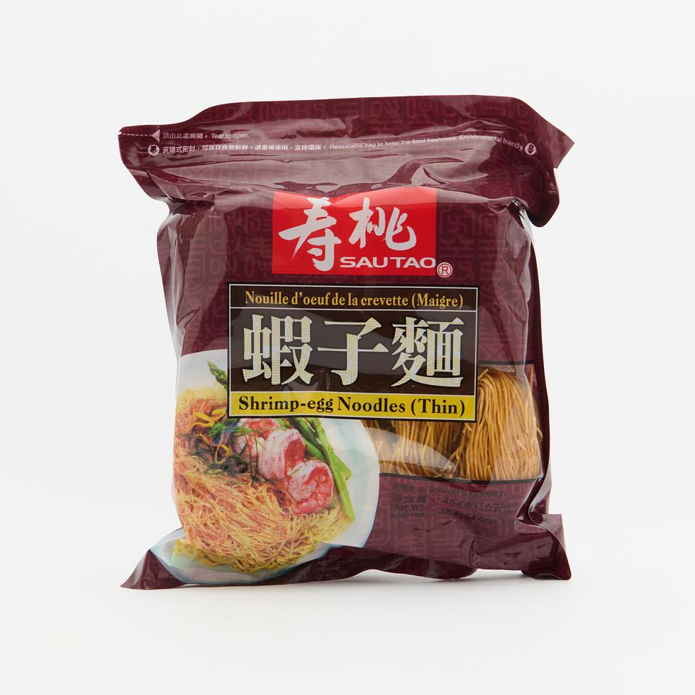 寿桃 えびたまご麺 細麺 454g