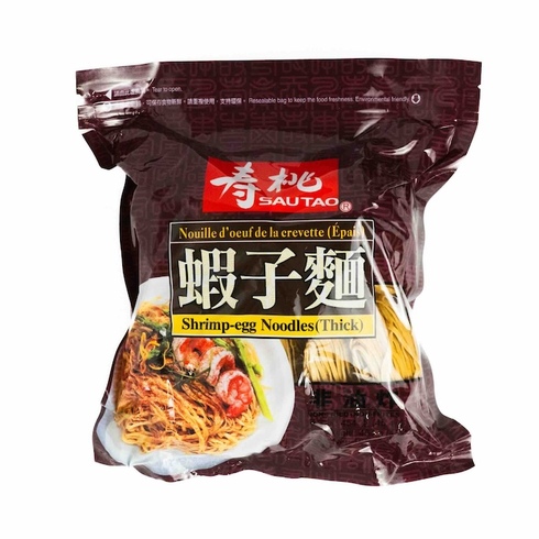 Sau Tao Shrimp-egg Noodles - Thick 454g