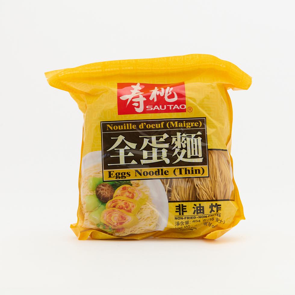 壽桃牌 幼全蛋麵 454克