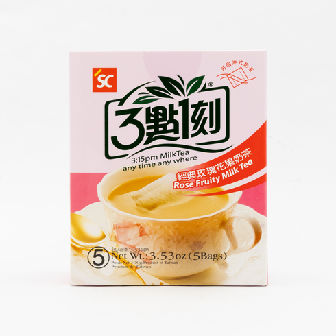 3:15PM Rose Fruity Milk Tea / 3點1刻 經典玫瑰花果奶茶 20g x 5