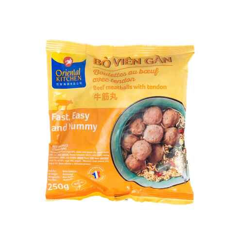 Oriental Kitchen Beef Meatballs with Tendon 250g