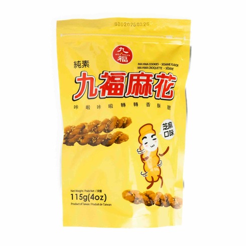 【Best Before:26/05/2026】Nice Choice Ma Hwa Cookies - Sesame 115g
