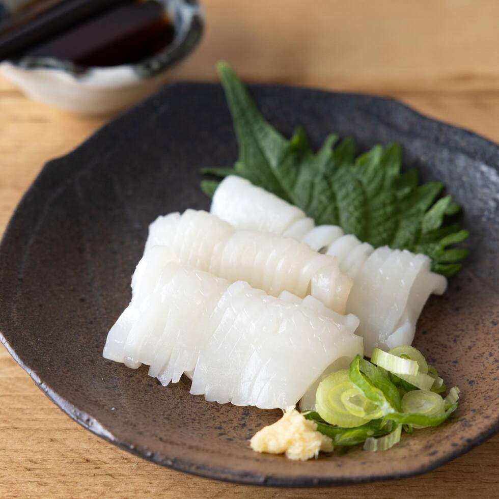 Japanese Thinly Sliced Squid (Ika Somen) 50g by Nobu Sakaguchi (15 years at a Michelin starred) 